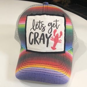 Cajun “Let’s Get Cray” trucker hat